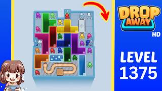 Drop Away Level 1375 Solution Walkthrough