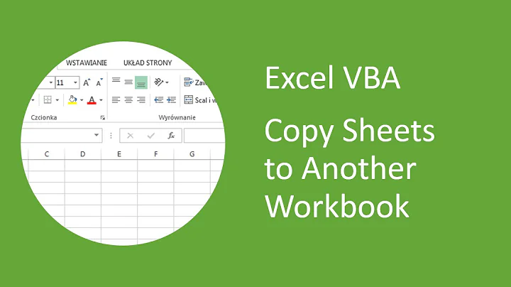 Excel VBA - How to Copy Sheets to Another Workbook