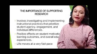 ED 203 FACILITATING LEARNER-CENTERED TEACHING: UNIT1 B. 2. SUPPORTING RESEARCH 3. RESISTANCE TO CH..