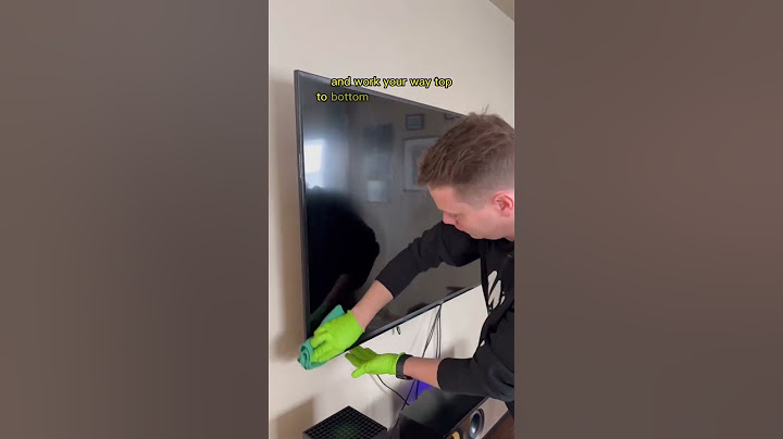 Safe and fast Tv screen cleaning #cleaning #tech #howto #shorts