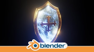 Modeling & animating a Magic Medieval Shield in Blender 3.0