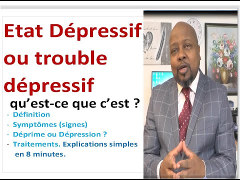 tat Dpressif,Trouble Dpressif, Dpression Qu'est ce que c'est