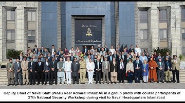 The participants of the 27th National Security Workshopled by Director General of (ISSRA)