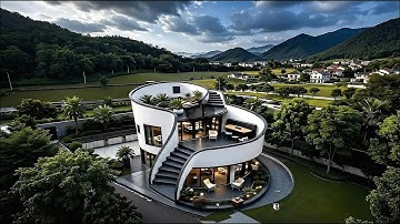 From Foundation to Finalisation Building a Bespoke Futuristic Spiral Villa 4K Architectural Journey