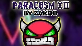 GEOMETRY DASH - (Hard Demon) - 2.1 - PARACOSM XII BY FAKOB - NINE CIRCLES NEW STYLE MORADO