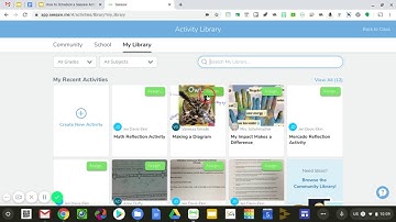Seesaw Teacher - How to Schedule a Seesaw Activity   Google Slides