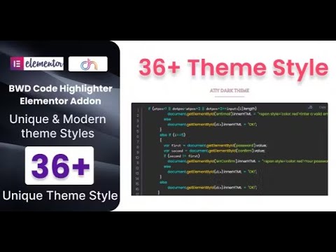 Code Highlighter Addon for Elementor By BestWpDeveloper