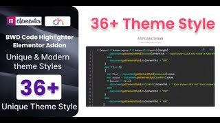 Code Highlighter Addon for Elementor By BestWpDeveloper