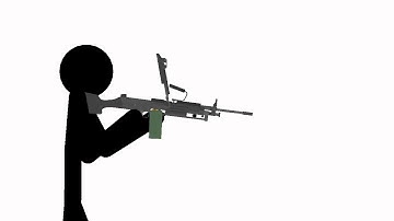 M249 SAW Shooting and Reload