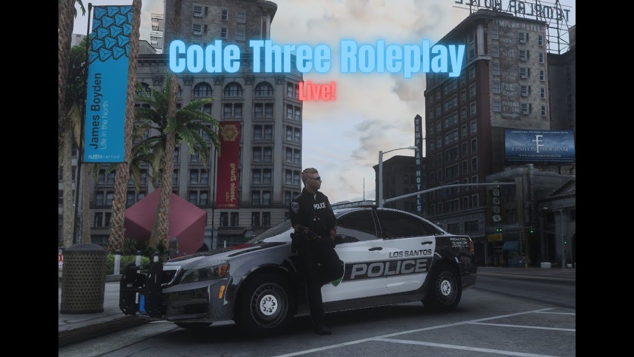 Code Three Roleplay | FiveM | Los Santos PD! *LIVE* - YouTube