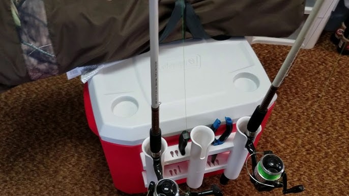 Make a Coleman Cooler into an Awesome Fishing Rod Holder for