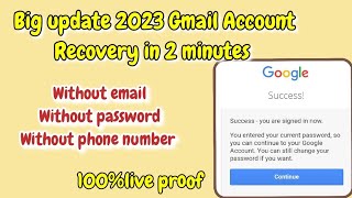 How To Recover Gmail Account Without Phone Number WithOut Verification Trick | The Easiest Way