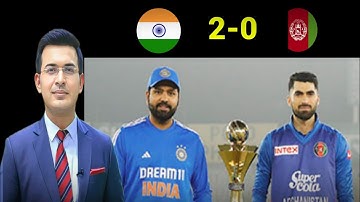 INDVAFG: India secures the three-match T20।series by 2-0and with one game to spare againstAfghanista