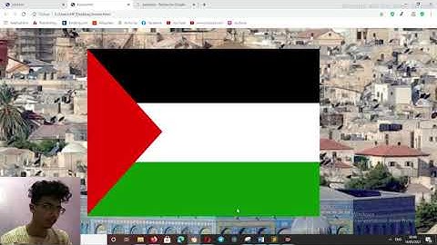 draw palestin flag html css