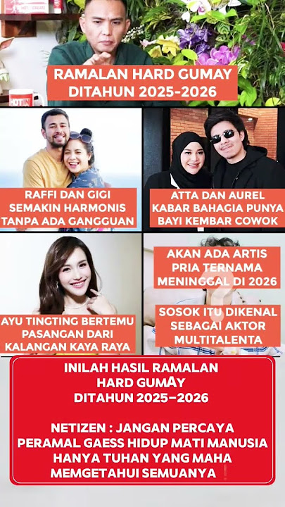 Inilah Ramalan Hard Gumay Tentang Ayu Ting Ting Raffi dan Nagita❗#celebrity #entertainment