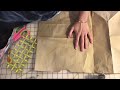 Making a journal from recycled brown paper bags