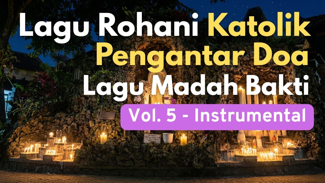 Lagu Rohani Katolik Permenungan, Pengantar Doa Vol.5 -  Lagu Madah Bakti - Goa Maria Sendangsono