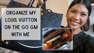 ORGANIZING MY LOUIS VUITTON ON THE GO GM WITH A ZOOMONI BAG ORGANIZER