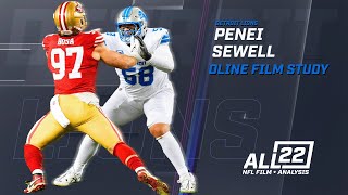 PENEI SEWELL: THE UNIQUE ARCHETYPE REDEFINING THE TACKLE POSTION - LIONS FILM STUDY #lions