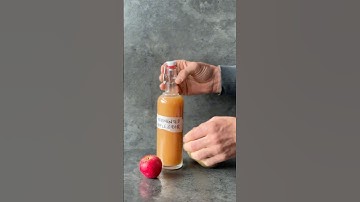 Alcoholvrije gefermenteerde appelcider 🍎Je zult nooit raden hoe makkelijk het is om het thuis te ...
