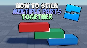 How to stick two parts together (Roblox)