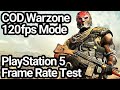 Call of Duty Warzone PS5 120fps Mode Frame Rate Test (Backwards Compatibility)