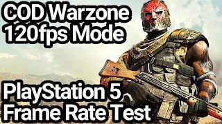 Call of Duty Warzone PS5 120fps Mode Frame Rate Test (Backwards Compatibility)