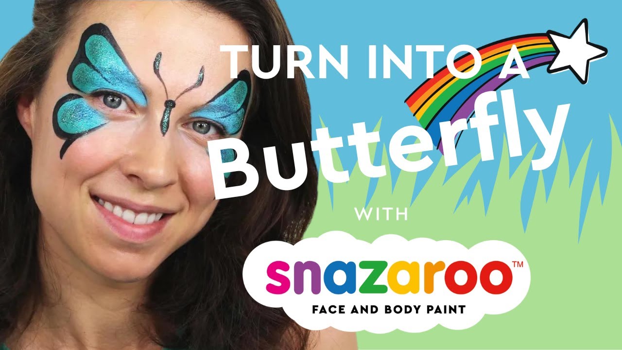 Beginners Butterfly Face Paint Tutorial  Snazaroo