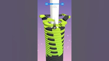 Stack Ball Gameplay Walkthrough Level 43 #Shorts