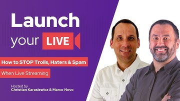 How to STOP Trolls, Haters and Spam When Live Streaming