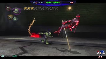 TMNT Movie Game Walkthrough Mission 10 [When The Slime Comes]