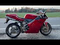 Ducati 748 2002 termignoni exhaust sound and acceleration