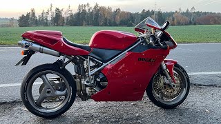 Ducati 748 (2002) Termignoni Exhaust sound and acceleration