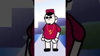 Fat man Belly Dance Cartoon 2D Animation 😜