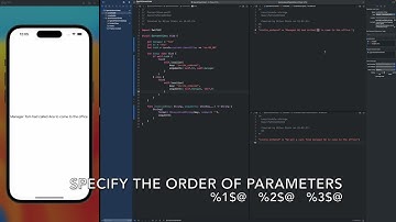 Set the order of the parameters in a localized string, Swift, SwiftUI, Xcode, iOS.