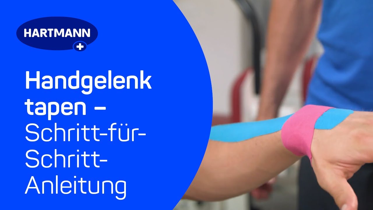 Kniegelenk tapen: Anwendung DermaPlast® ACTIVE Kinesiologisches Tape