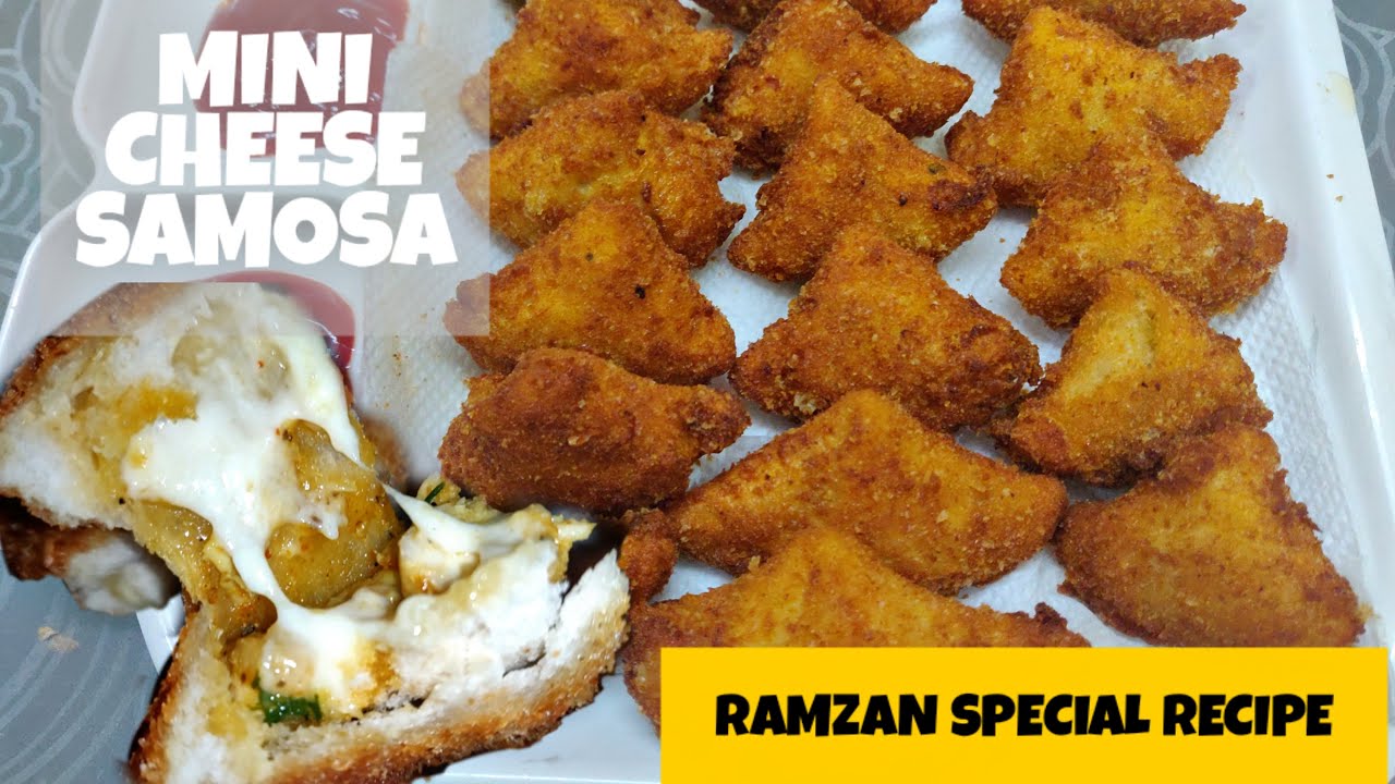 MINI CHEESE SAMOSA - UNIQUE CHESSY SAMOSA RECIPE🙌