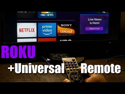 Video: Zou een universele afstandsbediening werken voor een roku?