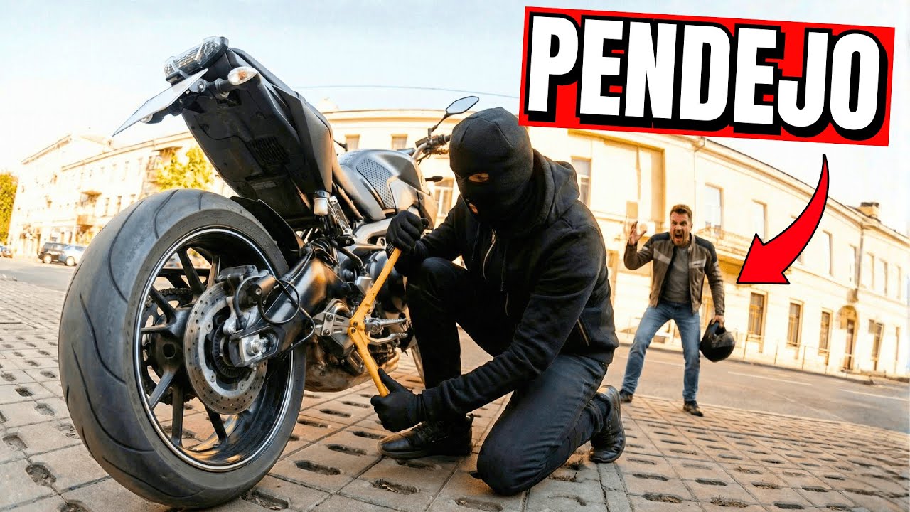 NO DEJES Que ROBEN Tu MOTOCICLETA (Lo que debes hacer para evitar que te roben)