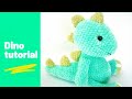 Crochet dinosaur tutorial Part 2 - horns and body of dinosaur
