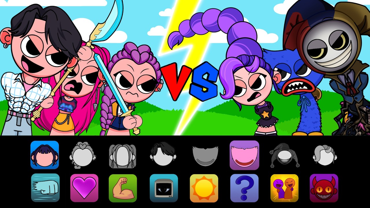 Poppy PlayTime 5 VS KPOP Demon Hunters - Sprunki Mod Battles. Jinu Vs Prototype