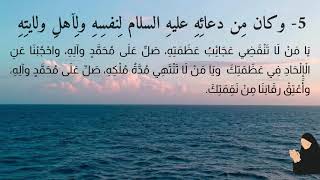 الصحيفة السجادية 5- وكَانَ مِنْ دُعَائِهِ عَلَيْهِ السَّلَامُ لِنَفْسِهِ ولِأَهْلِ وَلَايَتِهِ