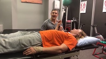 Shoulder Strength Testing with Digital Hand Held Dynamometer