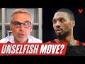 Why Damian Lillard would be unselfish to leave Portland Trail Blazers for Miami Heat | Colin Cowherd