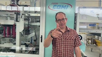 New Thermoforming Technology Amut Comi ACF 980  Thermoformer with robotic stack system.