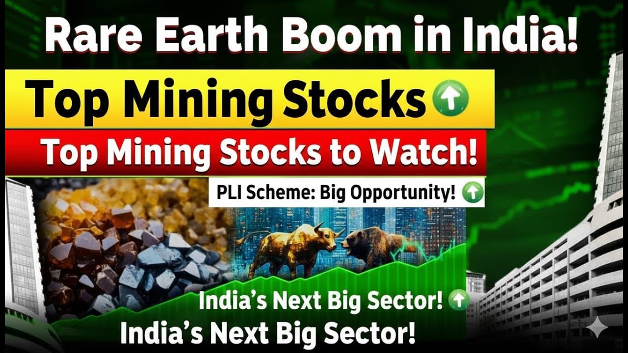 Top 5 Mining Stocks to Watch! | Rare Earth Boom in India | India’s Next ...