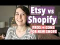 Etsy vs Shopify for Beginners | Etsy vs Shopify Pros and Cons