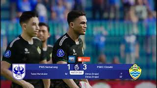 Hattrick sang Striker Timnas | PSIS vs PSKC Cimahi | eFootball PES 2021 SEASON UPDATE 2024