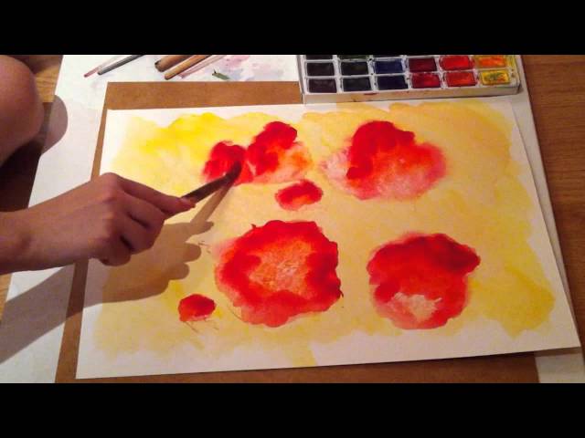 The Poppy Spree - Painting week 3