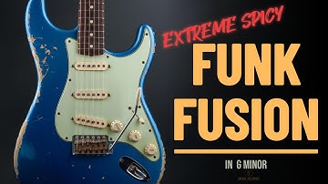 Spicy Funk Fusion Guitar Backing Track in Gm